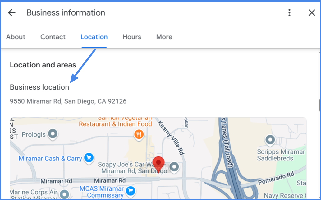 How to Generate organic visits for Google business profile 3 update your business location in google business profile