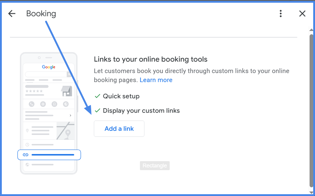 How to Generate organic visits for Google business profile 20 add link to booking in GBP