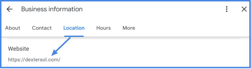 How to Generate organic visits for Google business profile 5 add website name (URL) in google business profile