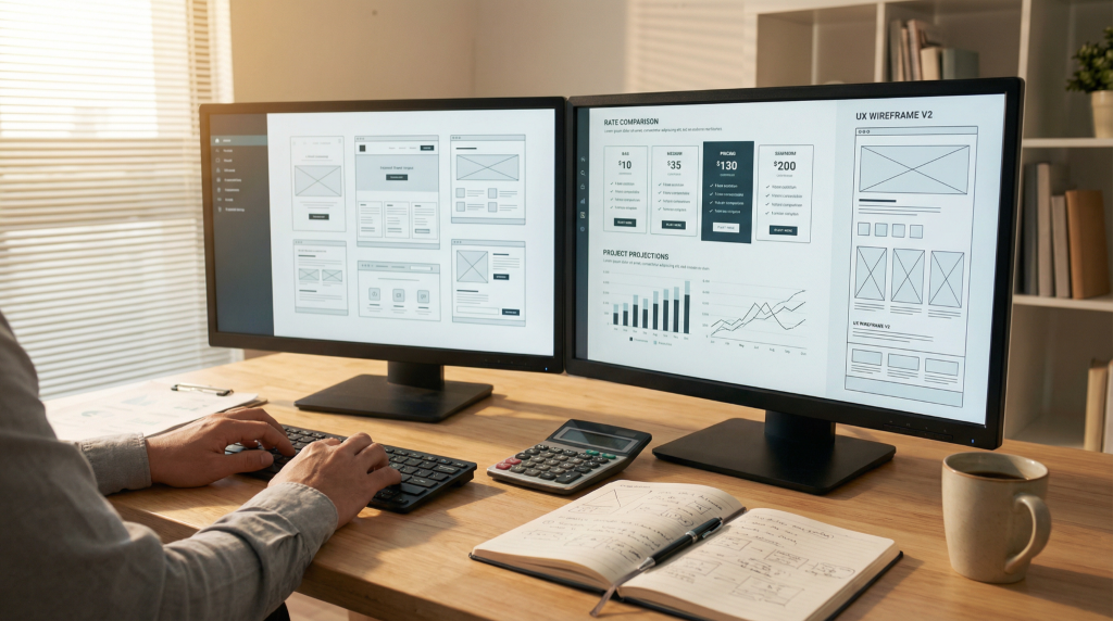 How to Price Your Freelance Web Design Services: Hourly vs. Project-Based Rates (2026 Guide) 2 salary to hourly calculator